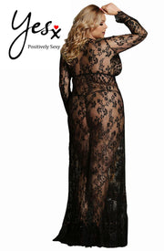 YesX YX826Q Long Gown & Thong