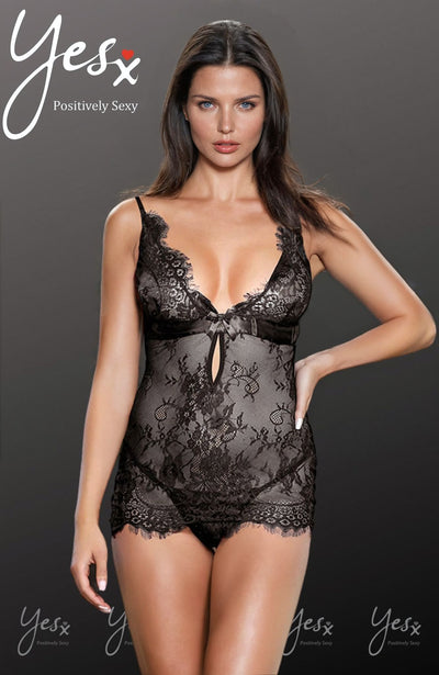 YesX YX829 Chemise Black