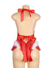 YesX YX874Q Christmas Sexy Halter Neck Teddy Up To 4XL