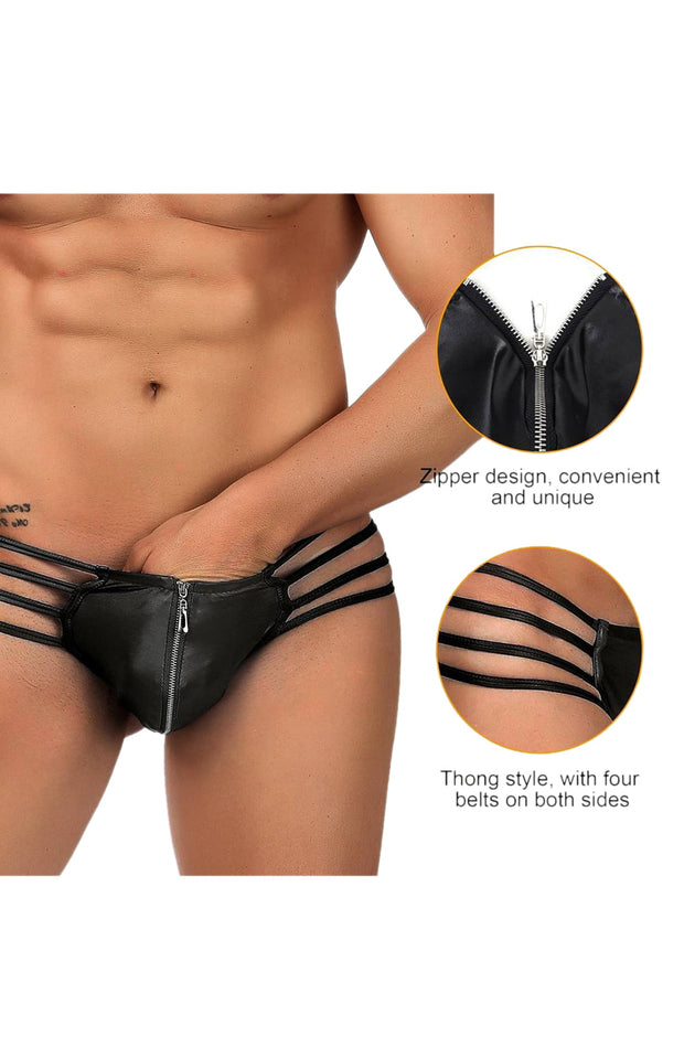 YesX YX971 Men's Thong Black