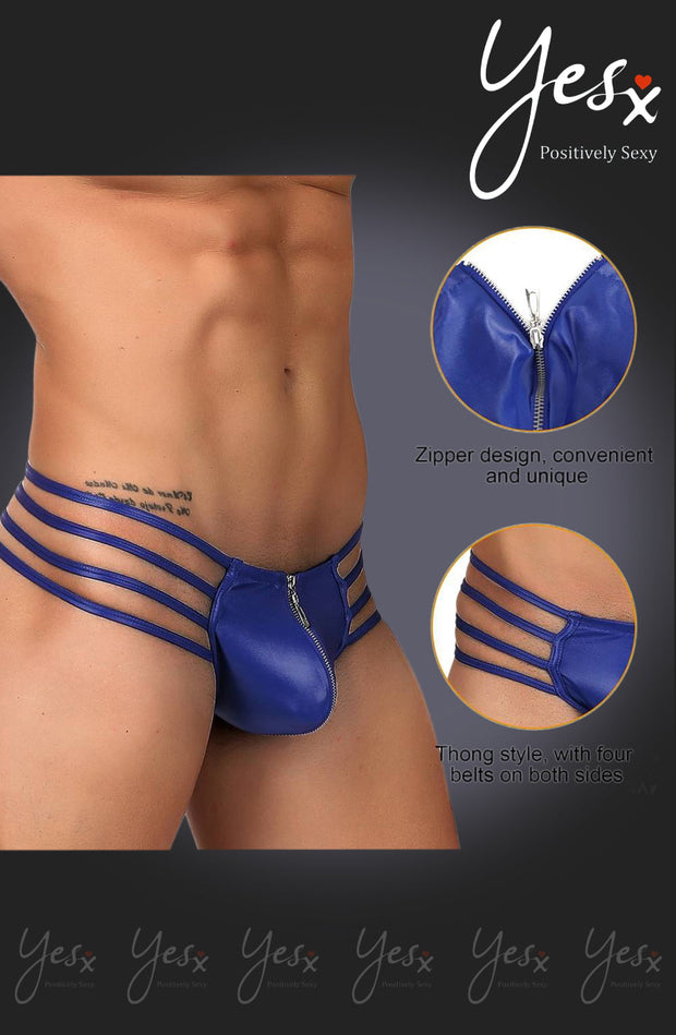 YesX YX972 Men's Thong Blue